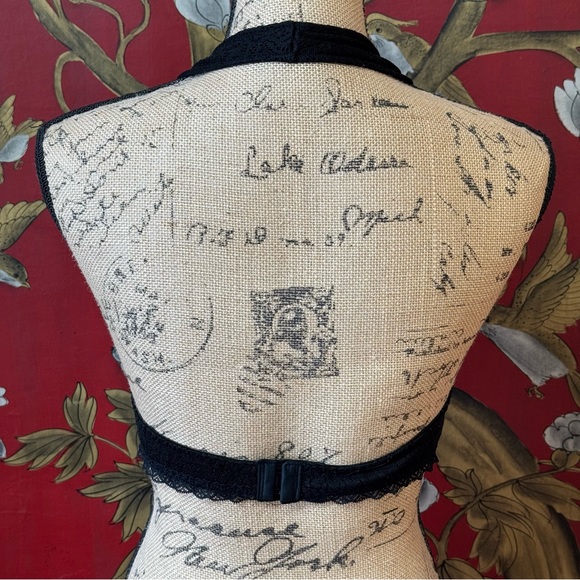 Women’s Juniors Elegant Lace Halter Bralette | #C12 - Picture 5 of 14